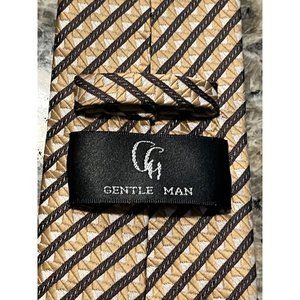 Gentle Man Brand Brown Mens Tie